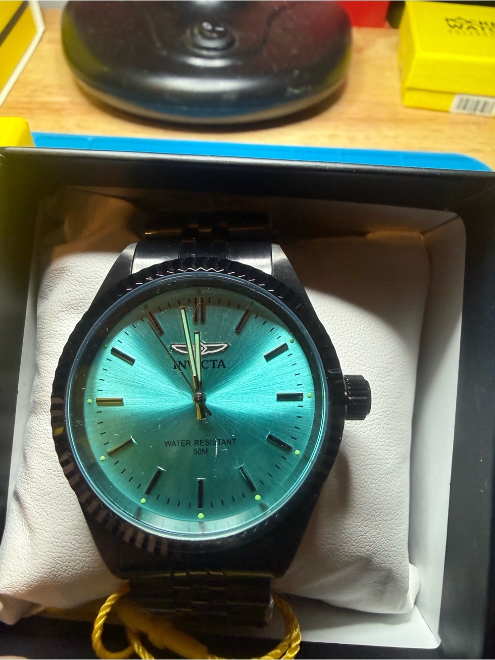 Invicta Yellow Watch Presentation Box